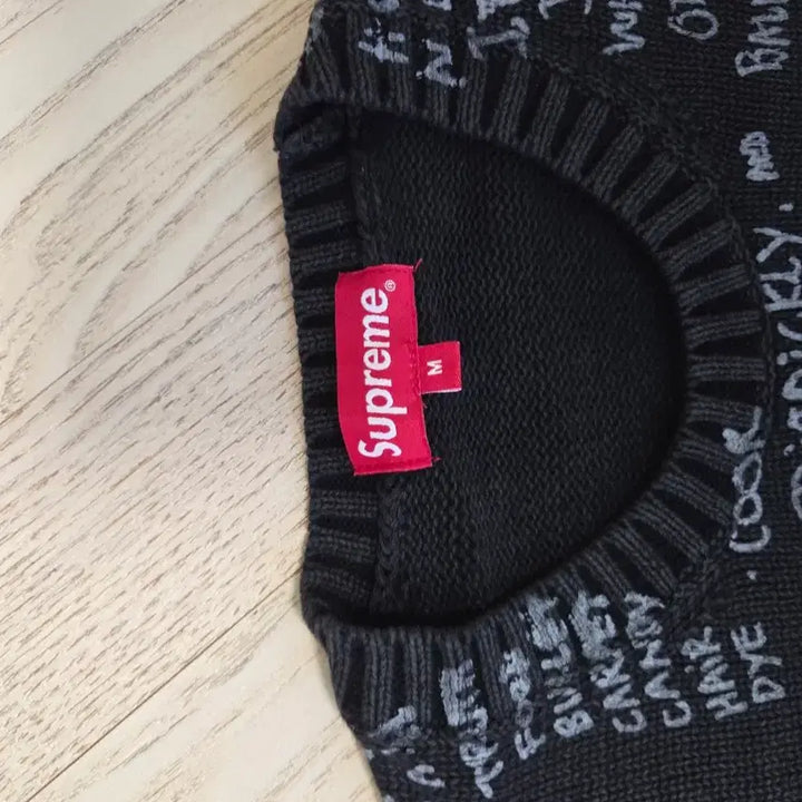 [BUNJANG] Supreme Gonz Poem Sweater / 슈프림 곤즈 포엠 스웨터  착용x 새상품