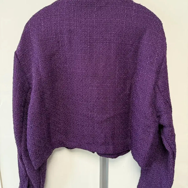 [BUNJANG] Zara Purple Tweed Jacket / ZARA 자라 퍼플 트위드 자켓 새제품