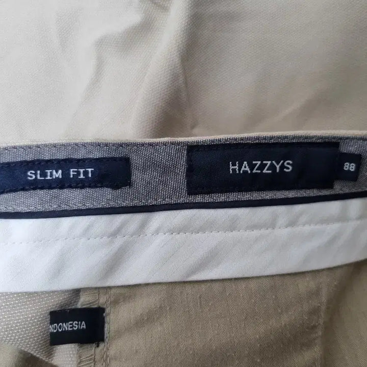 [BUNJANG] Hazzys Slim Fit Cotton Pants / 헤지스 슬림핏 면바지