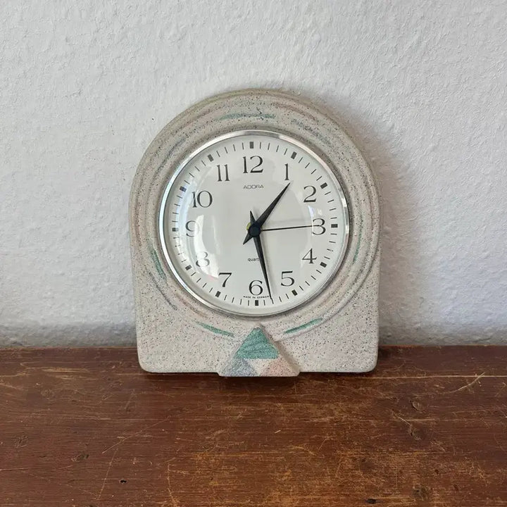 [BUNJANG] Adoria Vintage Ceramic Wall Clock / 독일)빈티지 도자기 ADORIA 벽걸이 시계