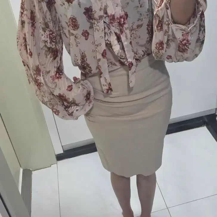 [BUNJANG] Beige Skirt / 베이지 스커트