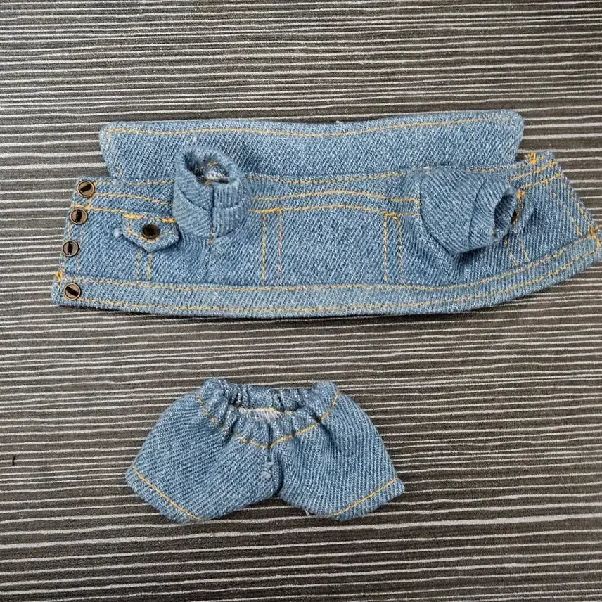 [BUNJANG] 10cm Doll Clothes Denim Jacket / 10cm 인형옷 청자켓 10깅옷