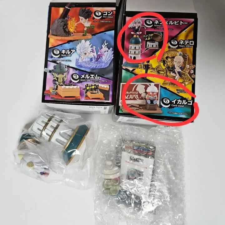 [BUNJANG] Hunter x Hunter Rement Vol. 3 Ikalgo &amp; Neferpitou Bundle (Sealed) / (미개봉)데스크탑 헌터헌터 리멘트 3탄 이카르고,네페르피트