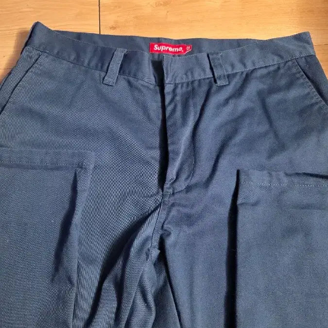 [BUNJANG] Supreme Work Pants Light Navy / 슈프림 워크 팬츠 라이트 네이비 - 25SS