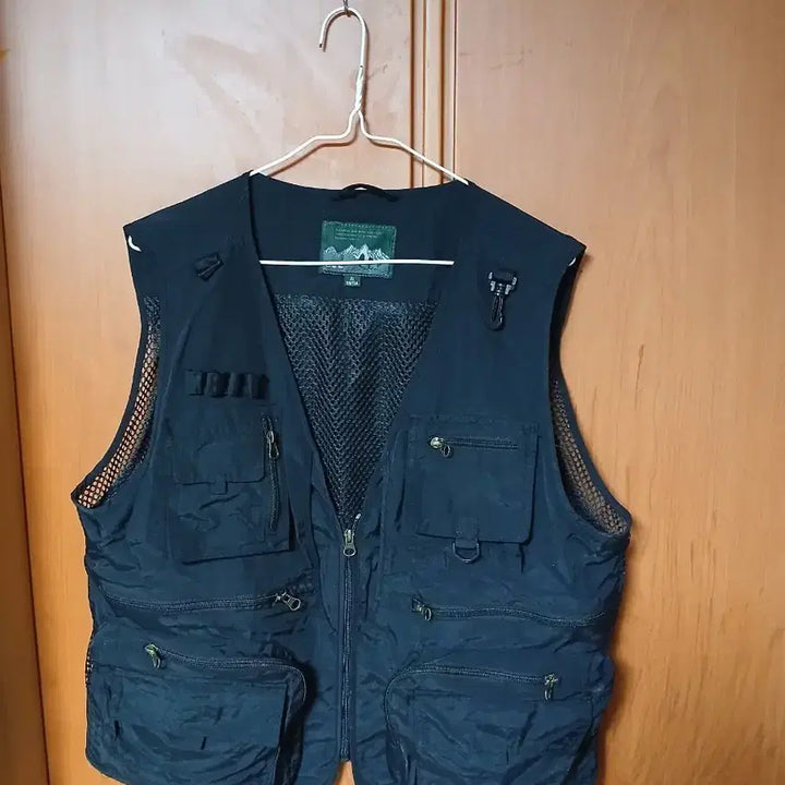 [BUNJANG] Black Pocket Work Vest XL / 블랙 포켓 작업 조끼 XL