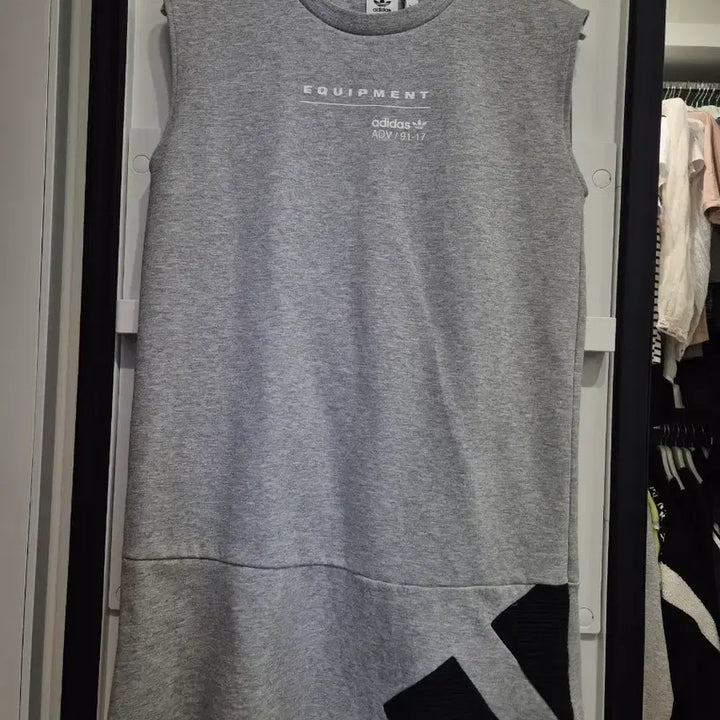 [BUNJANG] Adidas Equipment Sleeveless Dress Grey / 아디다스 Equipment 회색 민소매 원피스 팝니다