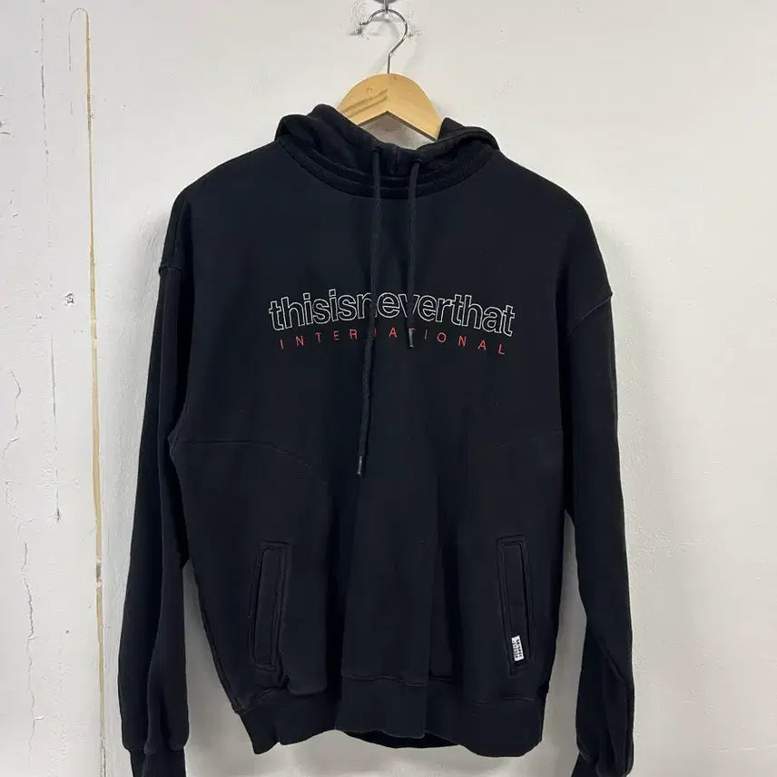[BUNJANG] Thisisneverthat Black Hoodie / S) 디스이즈네버댓 블랙 후드티