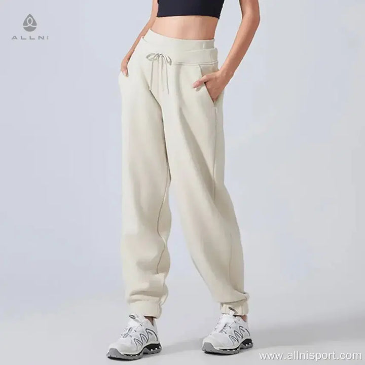 [BUNJANG] Ivory Wide Banding Pants / (미착용) 아이보리 와이드 밴딩 팬츠 판매합니다.
