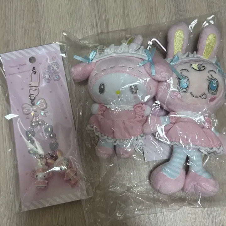 [BUNJANG] Mezzo Piano x My Melody Mako Doll &amp; Keyring / 메조피아노x마이멜로디 마코+키링