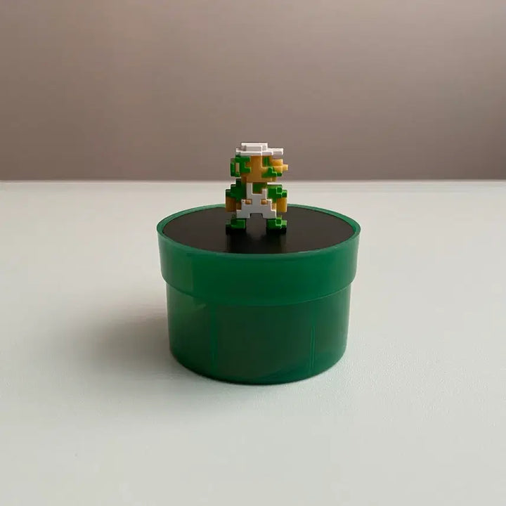 [BUNJANG] Super Mario Bros. Luigi Dot Figure / 수퍼마리오 브라더스 루이지 도트 피규어
