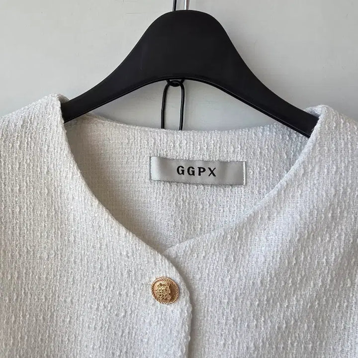 [BUNJANG] F/GGPX White Tweed Jacket / F/GGPX 화이트 트위드자켓