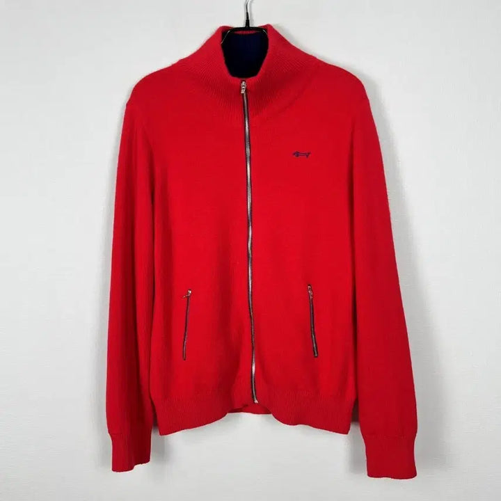[BUNJANG] Louis Castel Windproof Wool Knit Zip-Up Cardigan / 루이까스텔 방풍 울 니트 집업 가디건 남100 105 라덴 빈티지