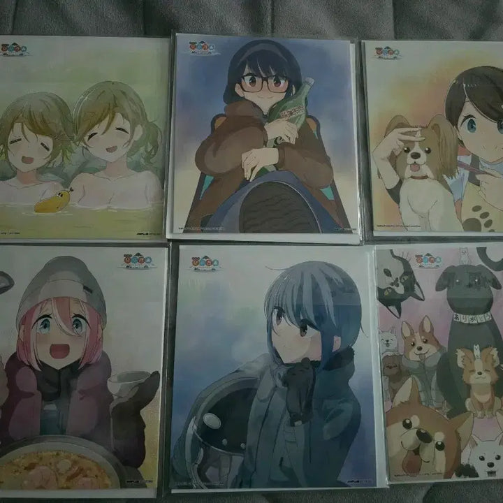 [BUNJANG] Yuru Camp Movie Exclusive Shikishi Set / 극장판 유루캠 특전 색지 판매합니다.