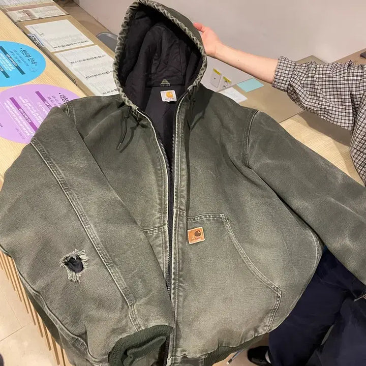 [BUNJANG] Carhartt WIP Active Hoodie Jacket L / 칼하트 액티브 후드 자켓 L