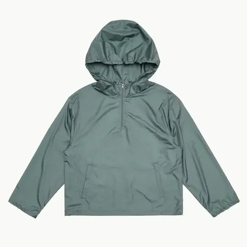 [BUNJANG] AMomento Anorak Half-Zip Dark Green (M) / 아모멘토 아노락 하프집업 - M