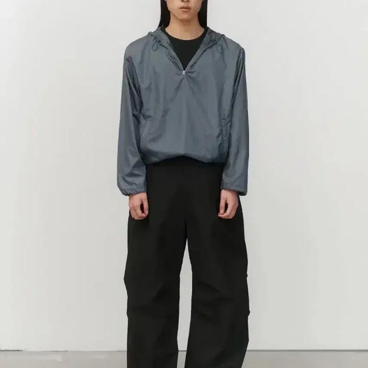 [BUNJANG] AMomento Anorak Half-Zip Dark Green (M) / 아모멘토 아노락 하프집업 - M