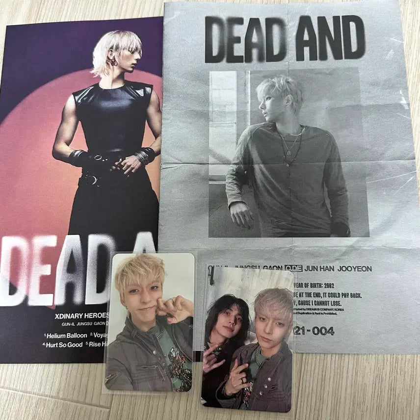 [BUNJANG] Xdinary Heroes Photocard Bundle Set / 엑디즈 오드 포카2장+포스터 2장 일관