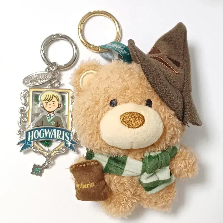 [BUNJANG] Miniso Harry Potter Malfoy Slytherin Keyring Plush Doll Bundle Set / 일괄) 미니소 해리포터 콜라보 말포이 슬리데린 키링 누이 인형