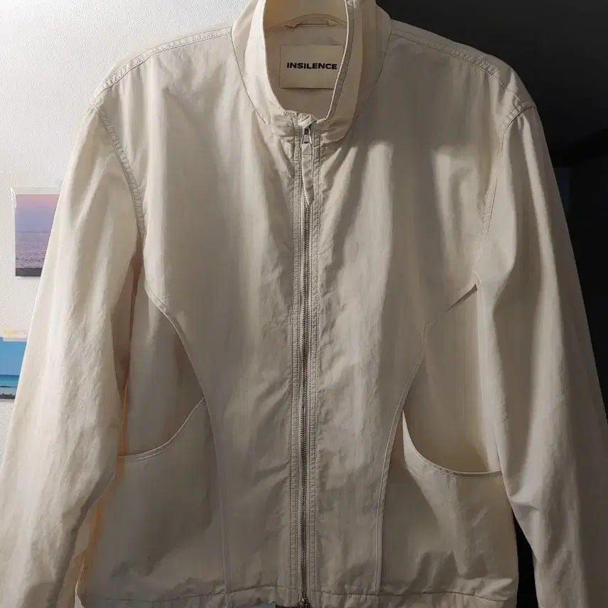 [BUNJANG] Insilence Track Jacket Cream L / 인사일런스 트랙 자켓 크림 색상 L