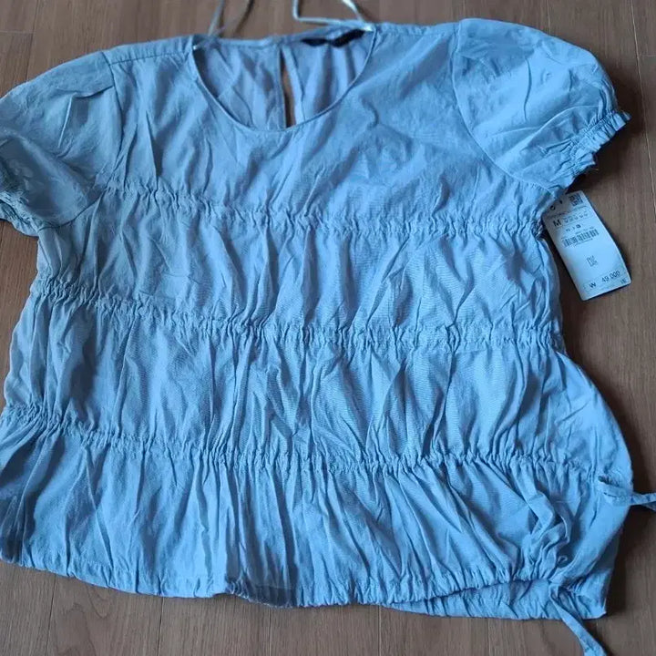 [BUNJANG] Zara Shirring Blouse - Size M / 새상품) 자라 셔링 블라우스 M