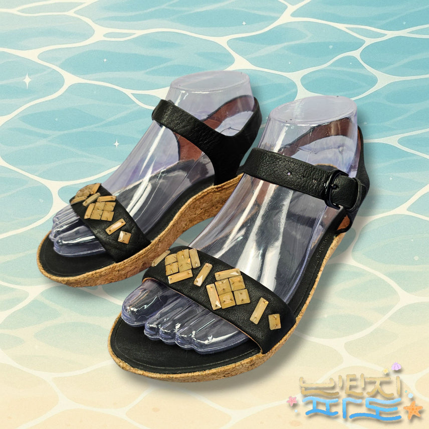 [BUNJANG] Fitflop Leather Strap Sandals 225 / 225 핏플랍 레더 스트랩 샌들