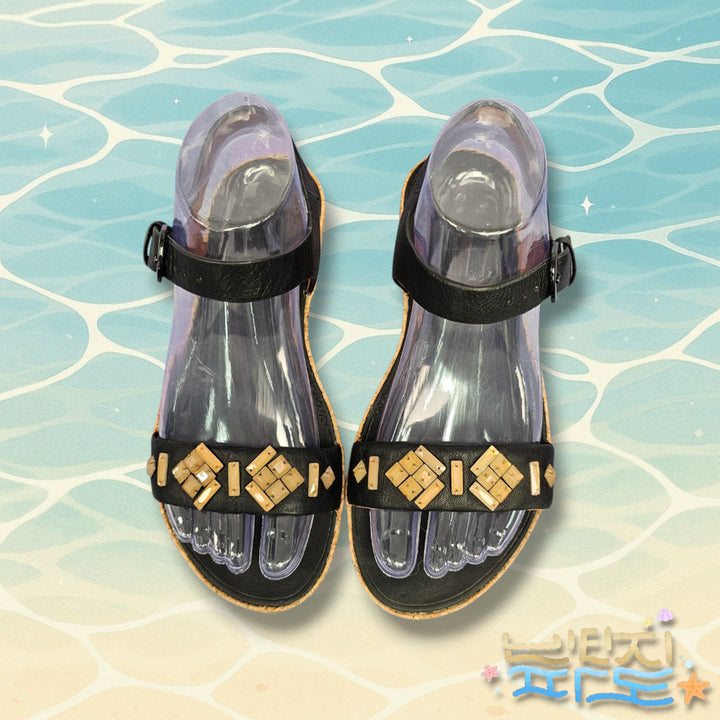 [BUNJANG] Fitflop Leather Strap Sandals 225 / 225 핏플랍 레더 스트랩 샌들