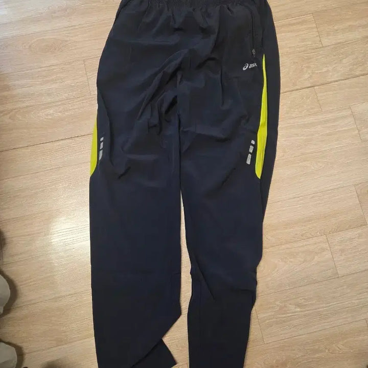[BUNJANG] Asics Training Pants Navy/Fluorescent / 아식스 트레이닝 바지 80(95) 네이비/형광