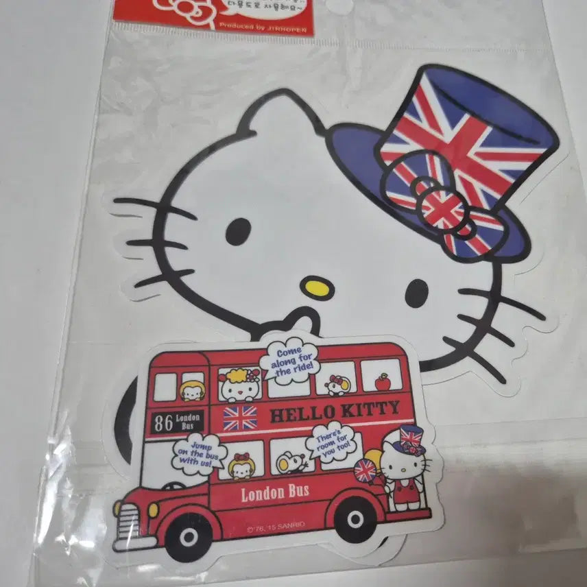 [BUNJANG] Sanrio Classic Kitty Big Sticker / 고전 키티 빅 스티커