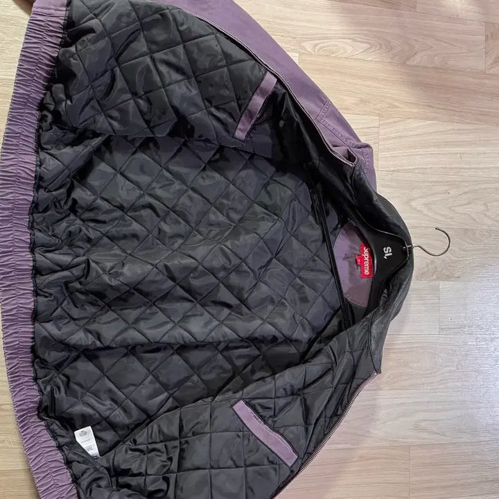 [BUNJANG] Supreme Leather Collar Utility Jacket M / 슈프림 레더 칼라 유틸리티 자켓 M