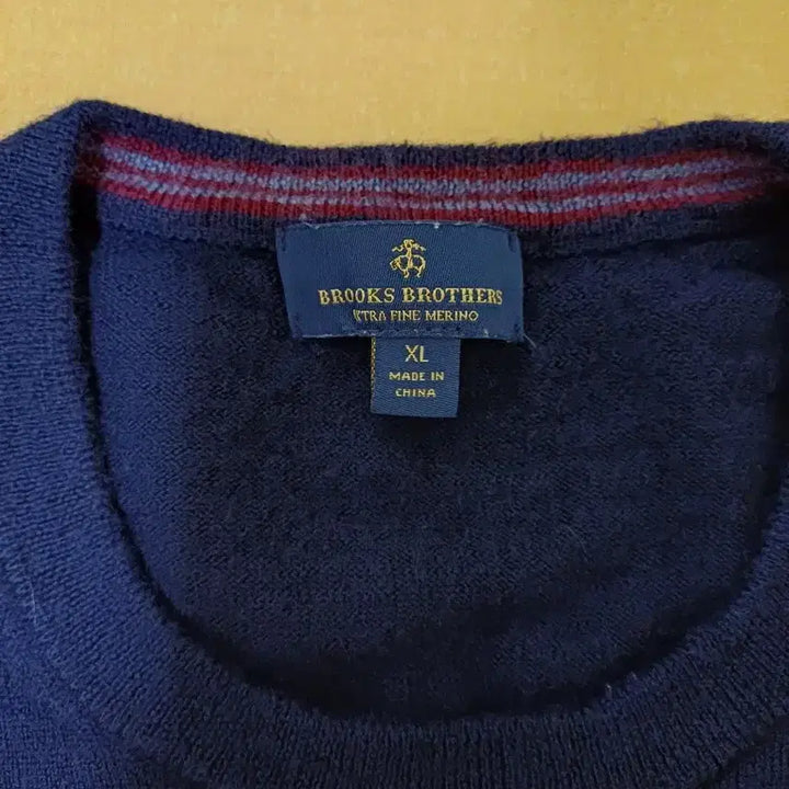 [BUNJANG] Brooks Brothers Navy 100% Wool Knit Sweater / 브룩스브라더스 네이비 니트 스웨터 폴로 랄프로렌