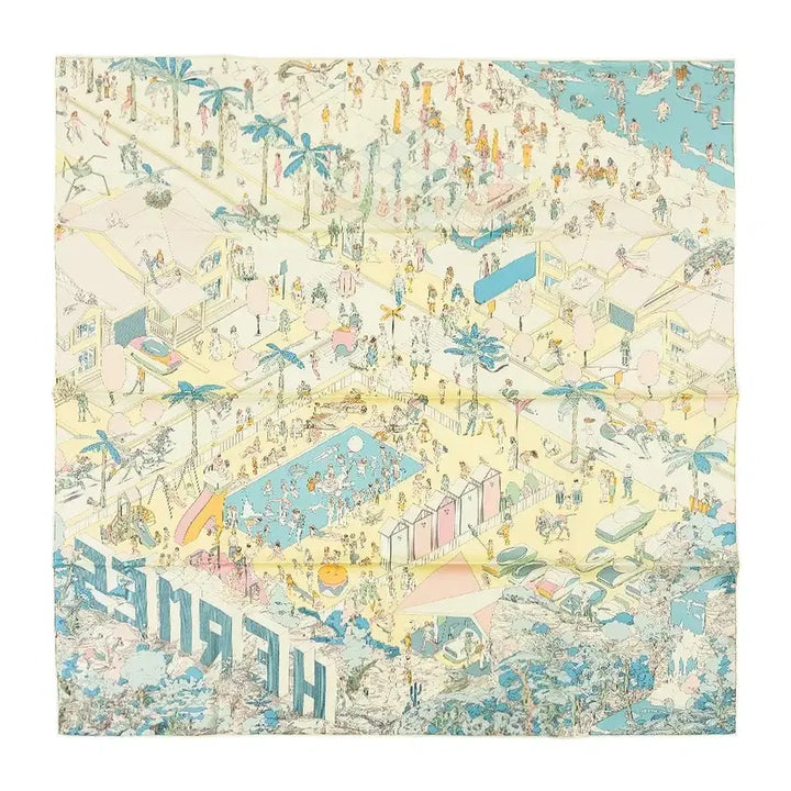 [BUNJANG] Hermes On The Beach Carres Scarf / 에르메스 온더비치 까레스카프