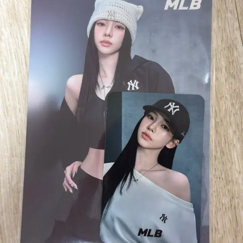 [BUNJANG] MLB x Karina Collaboration Photocard / Musinsa&amp;mlb 카리나 콜라보 포카