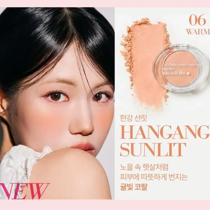 [BUNJANG] TeoAnd The Ceramic Han River Sunset Blusher Glitter Limited Edition Han River Sunlit / 태오앤더 세라믹 한강노을 블러셔 글리터 기획 한강선릿