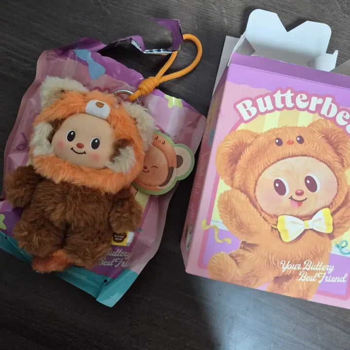 [BUNJANG] Butter Bear Fluffy Cuddles Secret Plush / 버터베어 Fluffy Cuddles  시크릿