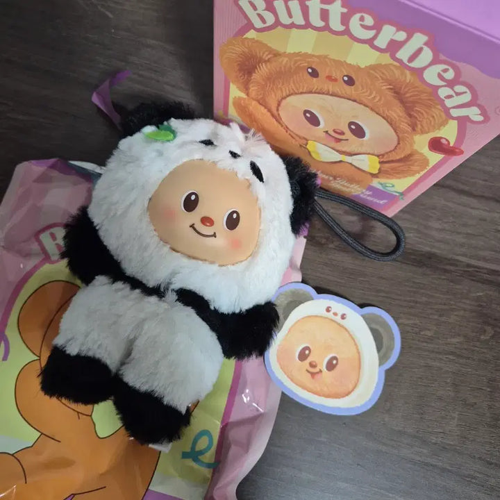 [BUNJANG] Butter Bear Fluffy Cuddles Panda Plush Toy / 버터베어 Fluffy Cuddles 팬더