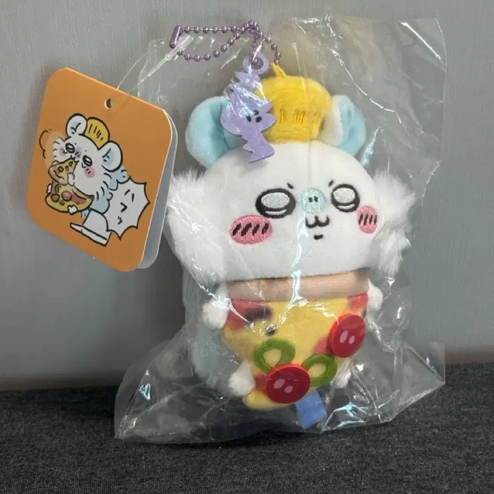 [BUNJANG] Chiikawa Halloween Pizza Momonga Mascot / 치이카와 할로윈 피자 모몽가 마스코트