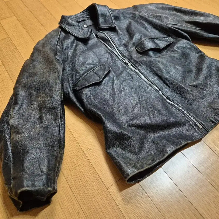 [BUNJANG] Vintage Leather Jacket / 빈티지 가죽 자켓