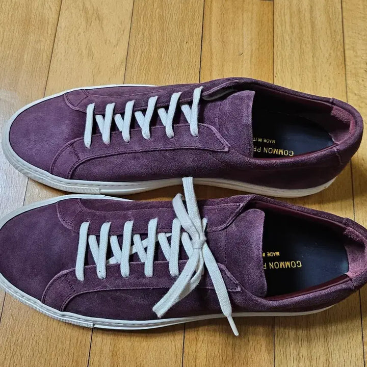 [BUNJANG] Common Projects Suede Sneakers Burgundy / 커먼프로젝트 스웨이드 스니커즈 버건디