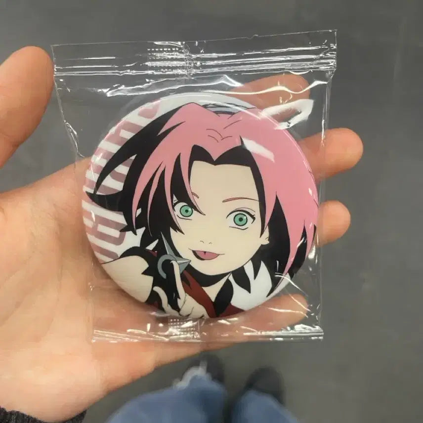 [BUNJANG] Naruto Haruno Sakura Can Badge / 나루토 하루노 사쿠라 캔뱃지