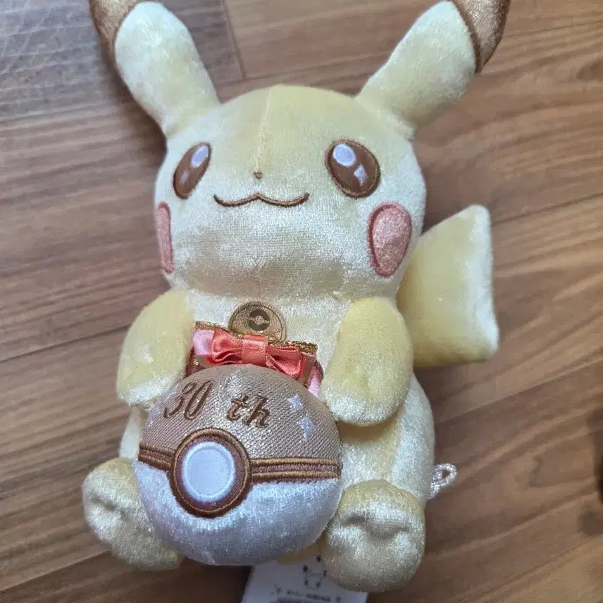 [BUNJANG] 30th Anniversary Golden Pikachu Plush / 30주년 황금 피카츄 황금카츄 인형 피카피카피카츄