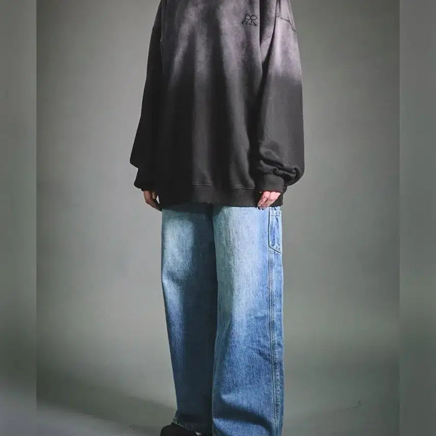 [BUNJANG] Rokudenashi Gradient Sweatshirt XL / 판매) 로쿠데나시 그라데이션 맨투맨