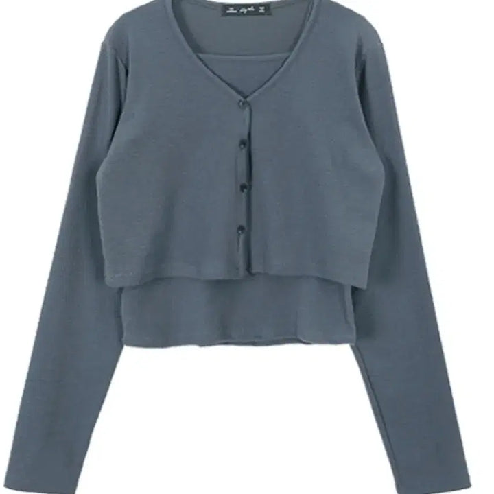 [BUNJANG] Crop Cardigan + Cami Set / [세트 상품] 크롭 가디건 + 나시 세트