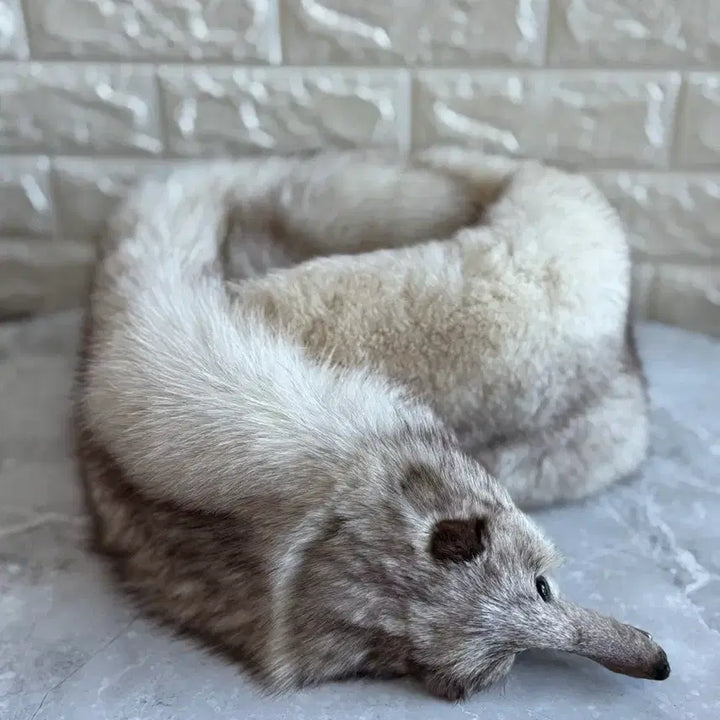 [BUNJANG] Real Mink Fox Fur Scarf Muffler / 폭스 퍼 머플러 리얼밍크 넥워머