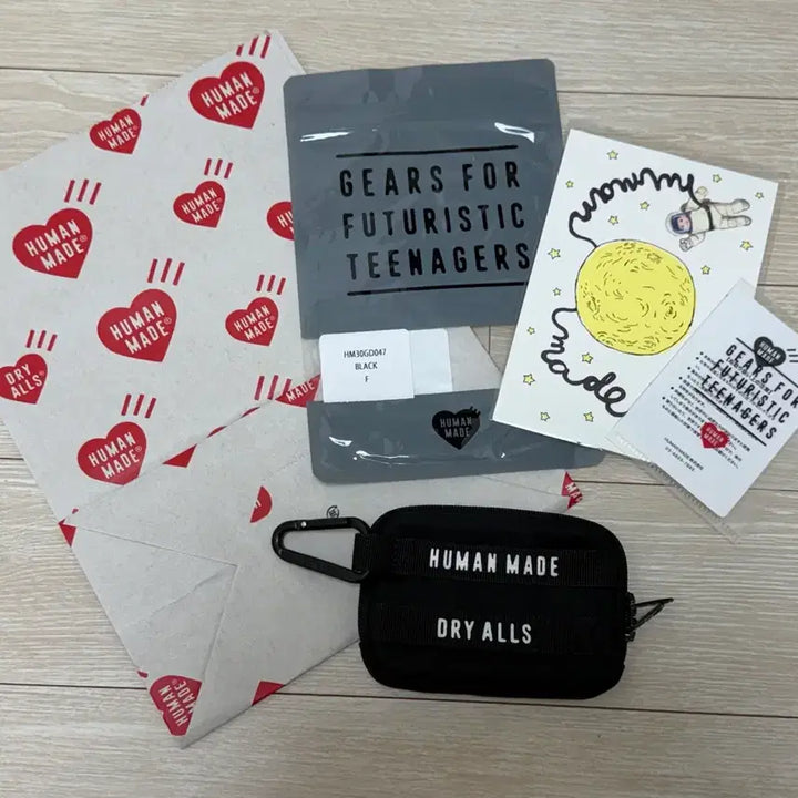 [BUNJANG] Human Made Card Holder Black / 휴먼메이드 카드지갑 블랙