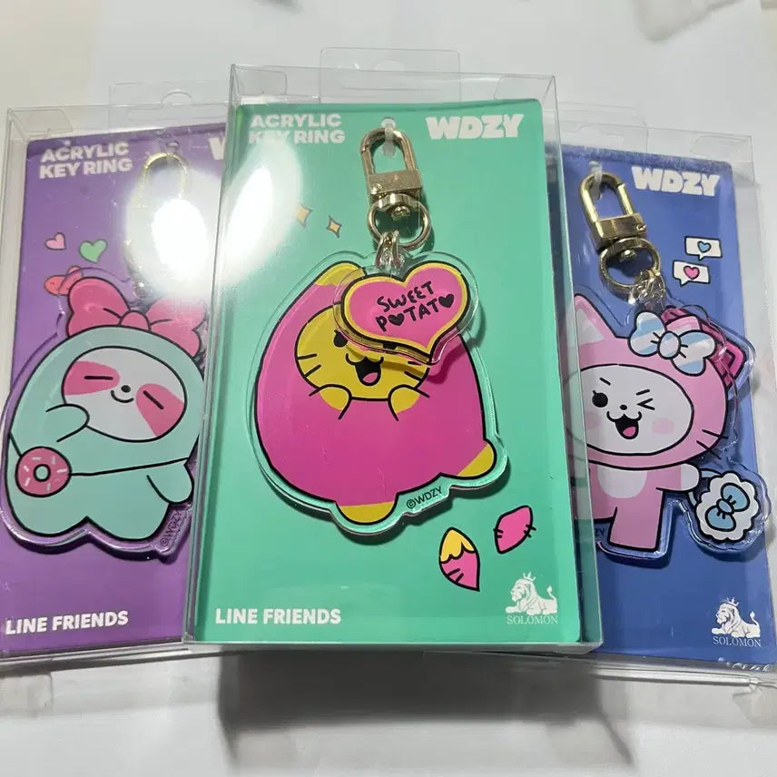 [BUNJANG] ITZY WDZY Acrylic Keyring Yeji Lia Yuna / ITZY WDZY 있지 윗지 아크릴 키링 예지 리아 유나