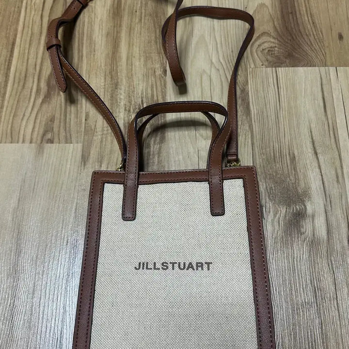 [BUNJANG] Jill Stuart Canvas Tote Bag Brown / 질스튜어트 캔버스 토트백 브라운