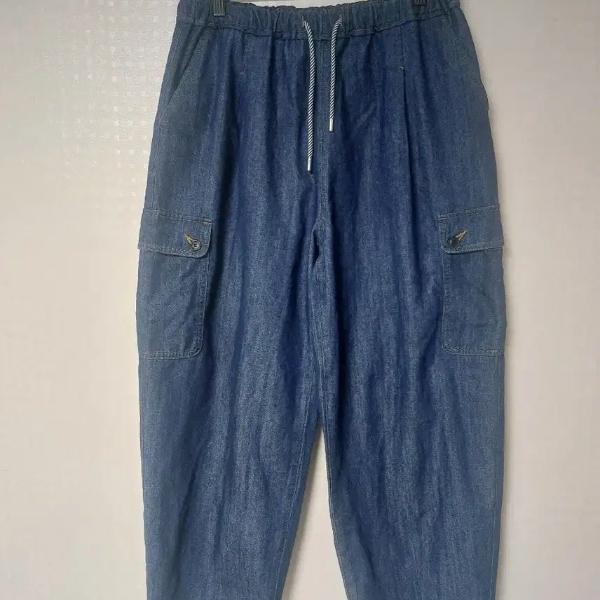[BUNJANG] Thursday Island Cargo Pants with Elastic Waistband / 써스데이아일랜드 카고 허리밴딩 바지
