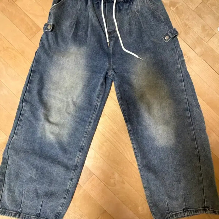 [BUNJANG] Vintage Balloon Fit Denim Pants / 빈티지 벌룬핏 데님 팬츠