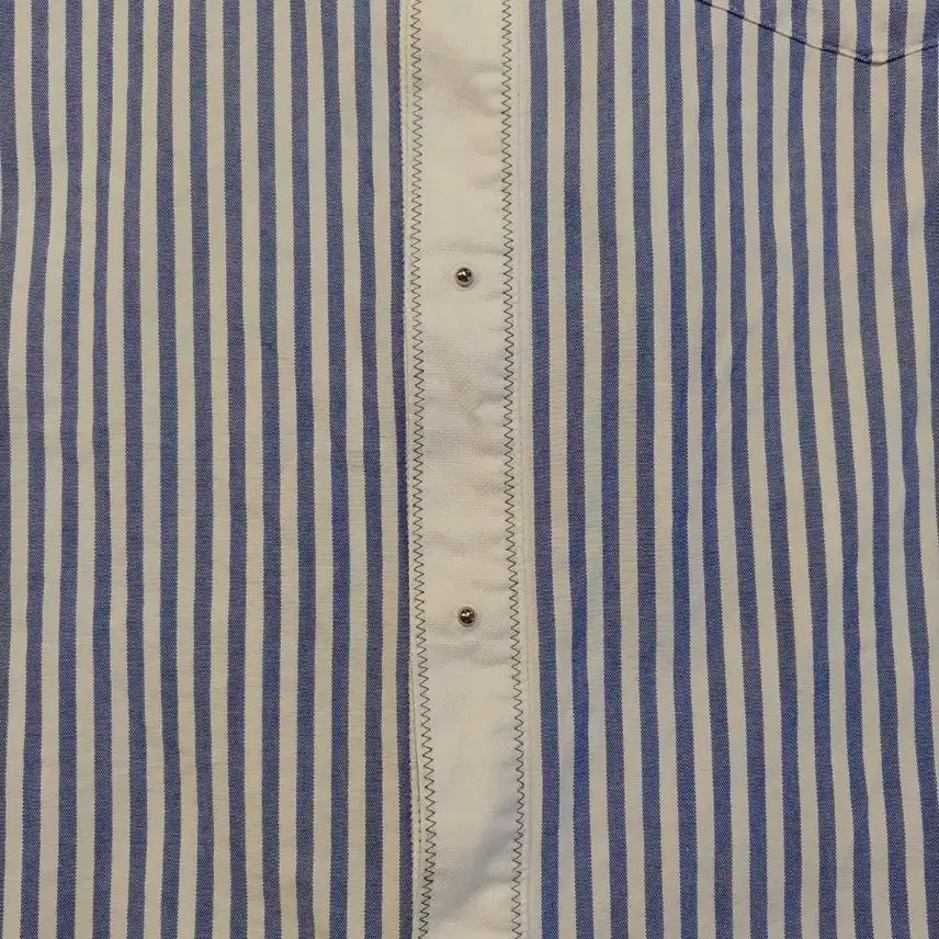 [BUNJANG] Japanese Handmade Stud Button Shirt - Large / 스터드 버튼 / 일본 핸드메이드 와이셔츠 / 라지 L