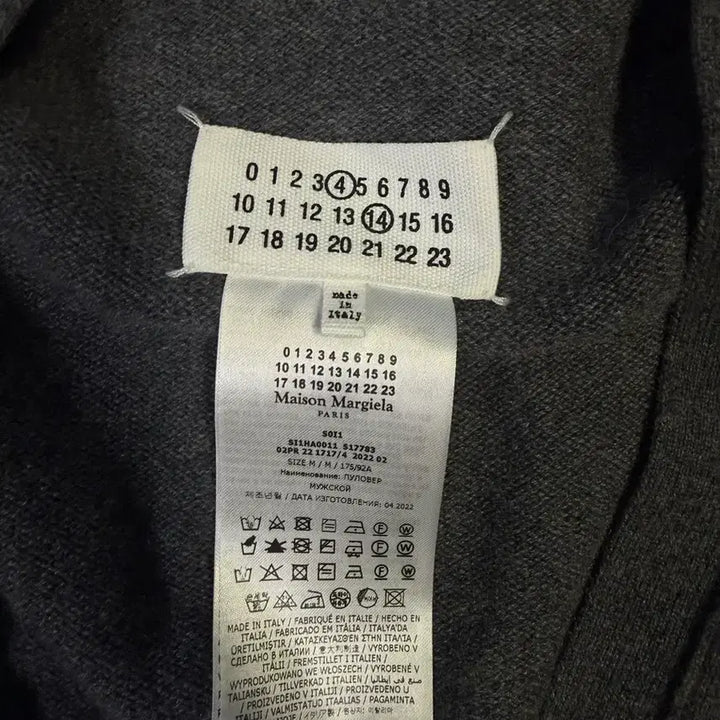 [BUNJANG] Maison Margiela M Stitch Cardigan Grey / s급 메종 마르지엘라 m 스티치 가디건 그레이 거의새상품